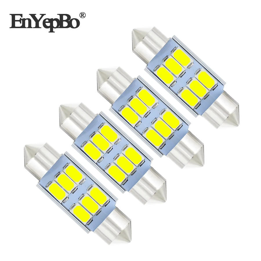 4 шт. для Golf 5 Passat 3B 3BG 3C CC Polo 9N T5 Eos led car C5W 36 мм Canbus No Error номерной знак Светодиодная