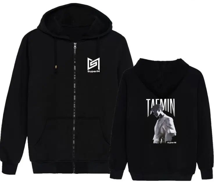 Superm super m member photo printing zipper hoodie jackets kpop unisex fleece fashion loose zipper sweatshirt black
Superm super m member photo printing zipper hoodie jackets kpop unisex fleece fashion loose zipper sweatshirt black