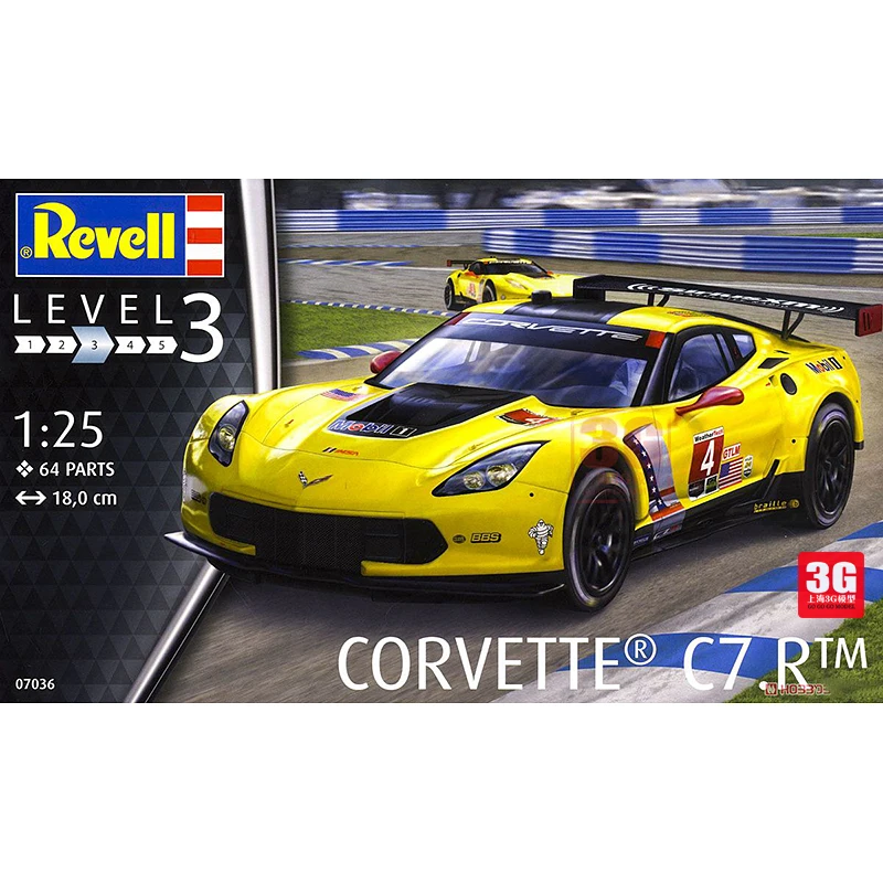 1/24 Revell Assembled Model Toys car Corvette C7.RPlastic assembly car model panels #07036
1/24 Revell Assembled Model Toys car Corvette C7.RPlastic assembly car model panels #07036