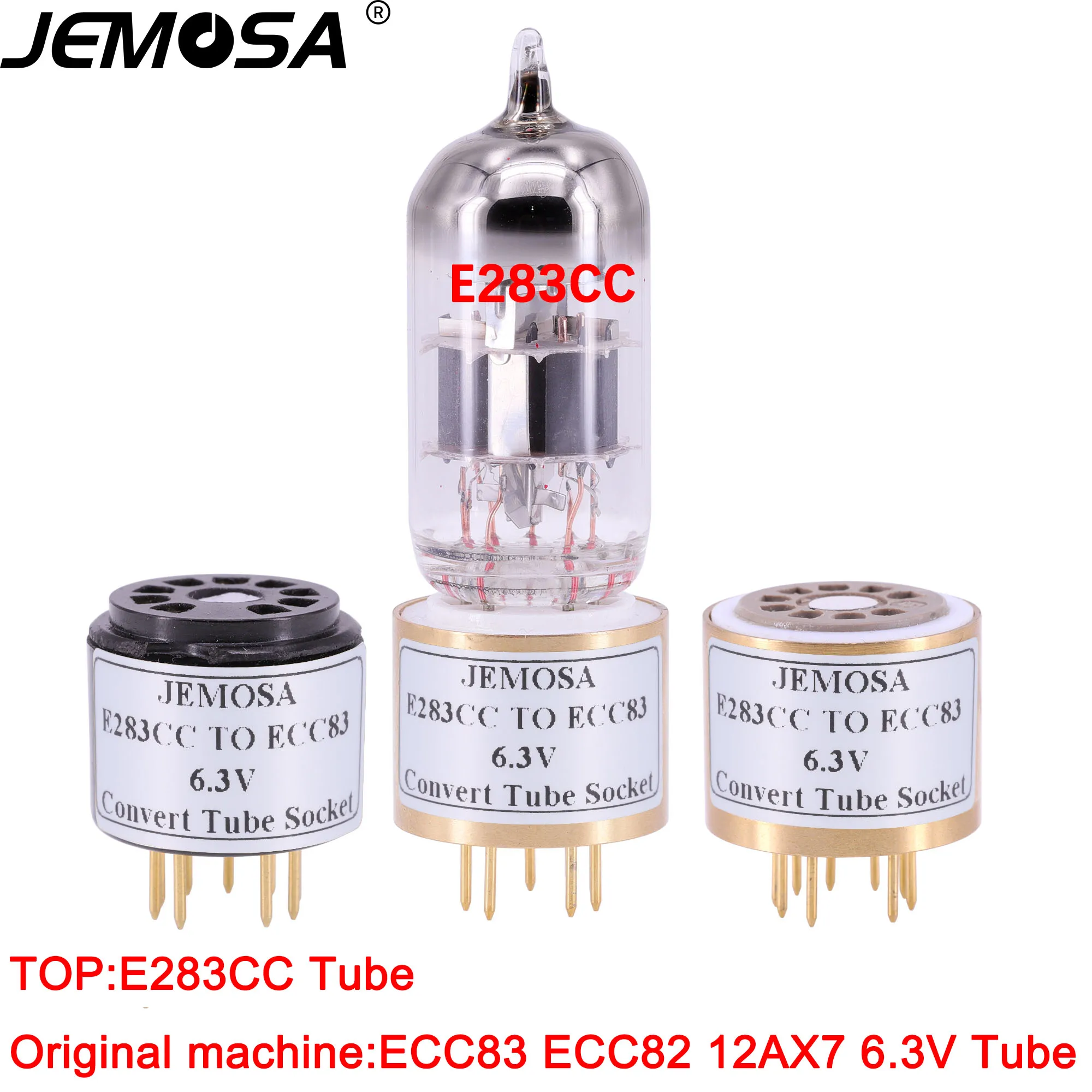 1 шт. E283CC к ECC83 ECC82 12AX7 12AU7 6 3 В трубка (нижняя) DIY аудио усилитель вакуумная