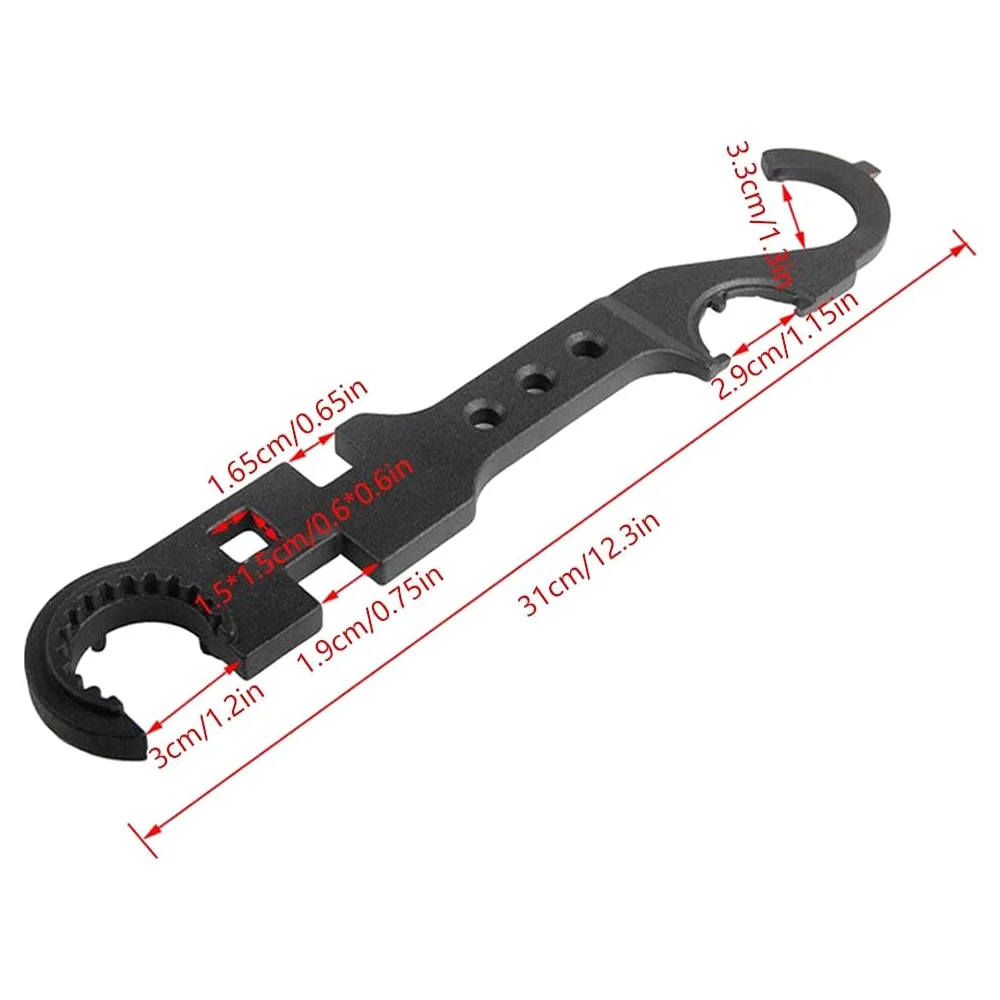 AR15 Combo Wrench Tool Castle Nut Wrench Tube Tool Hunting Gun Accessories Handguard Tool Muzzle Barrel Nut Wrench Buttstock
AR15 Combo Wrench Tool Castle Nut Wrench Tube Tool Hunting Gun Accessories Handguard Tool Muzzle Barrel Nut Wrench Buttstock