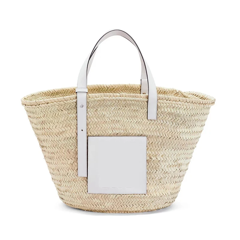 Women's new style straw woven bag leisure large-capacity vegetable basket handbag retro woven bag beach bag
Women's new style straw woven bag leisure large-capacity vegetable basket handbag retro woven bag beach bag
