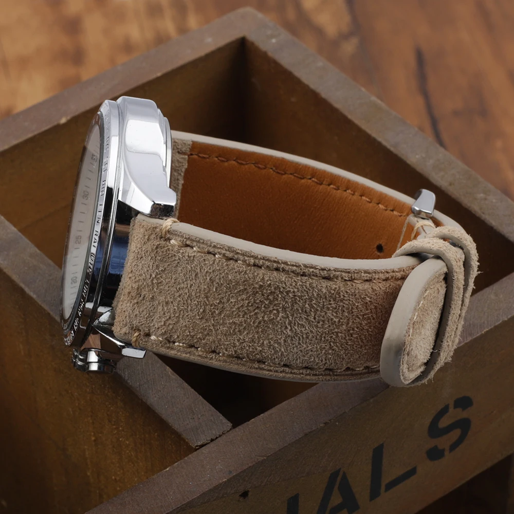 Handmade Suede Leather Watch Strap Watch Accessories Wristband Belt Brown Gray Beige 18mm 20mm 22mm Stainless Steel Buckle #E
Handmade Suede Leather Watch Strap Watch Accessories Wristband Belt Brown Gray Beige 18mm 20mm 22mm Stainless Steel Buckle #E