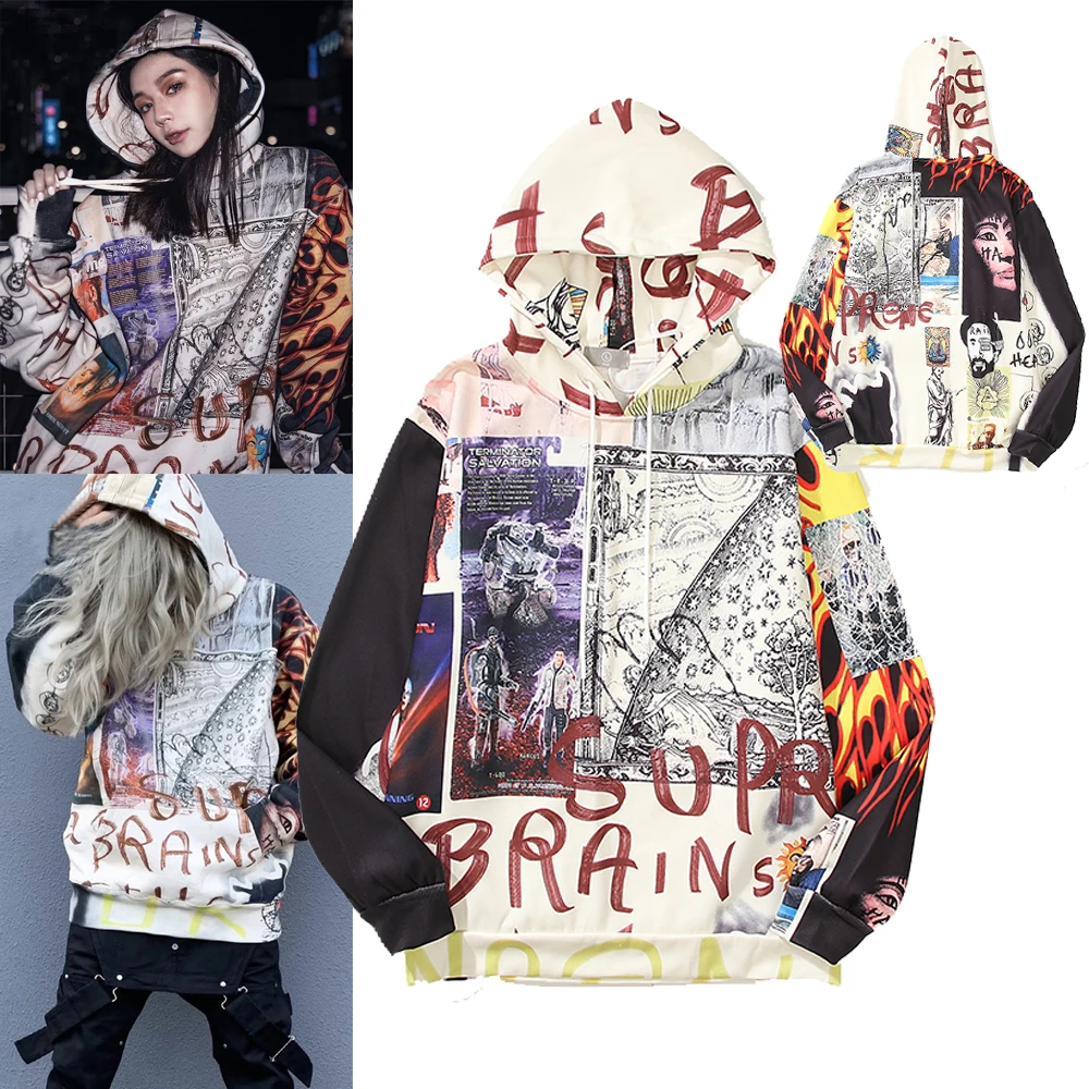 Graffiti Illusion Colorful Reggae Godfather's Sweatshirts Wonderful World Pass Artist Sweater Men's and Women's Hoodie
Graffiti Illusion Colorful Reggae Godfather's Sweatshirts Wonderful World Pass Artist Sweater Men's and Women's Hoodie