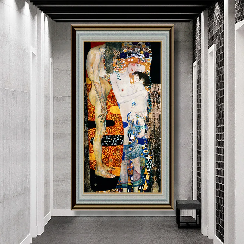 Gustav Klimt The Three Ages of Woman Oil Canvas Painting Poster Print Scandinavian Wall Art Picture for Living Room home decor
Gustav Klimt The Three Ages of Woman Oil Canvas Painting Poster Print Scandinavian Wall Art Picture for Living Room home decor