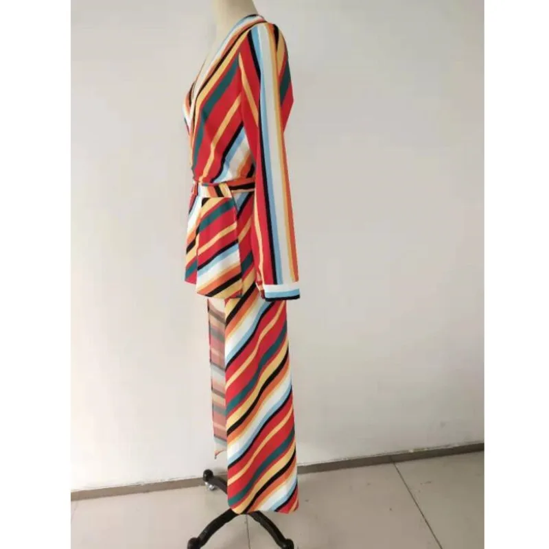 XUXI Women Rainbow-Stripe Patchwork Dress Fashion Long Sleeve Streetwear Irregular Skirt Summer 2021 E1965
XUXI Women Rainbow-Stripe Patchwork Dress Fashion Long Sleeve Streetwear Irregular Skirt Summer 2021 E1965