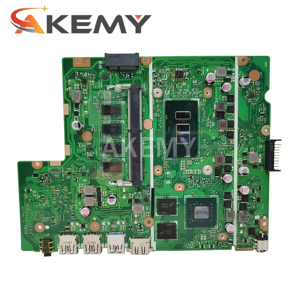 Akemy X540UBR материнская плата для ноутбука Asus X540UB протестирована I5-7200U/I5-8250U 4 Гб RAM |