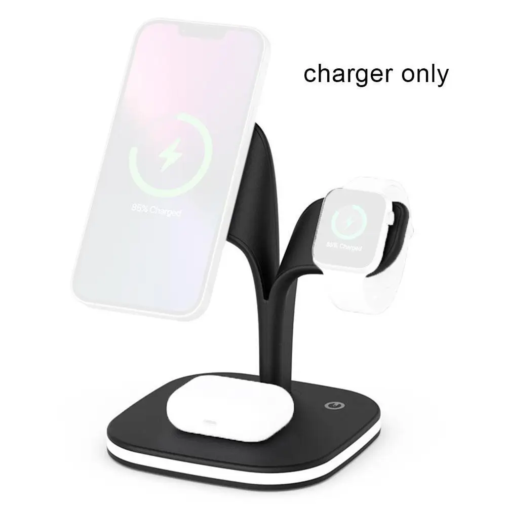 for magsafe Magnetic Wireless Charger Stand For iPhone 13 12 Pro Max Fast Charging Station For apple iWatch 7 6 5 4 3 2 AirPods
for magsafe Magnetic Wireless Charger Stand For iPhone 13 12 Pro Max Fast Charging Station For apple iWatch 7 6 5 4 3 2 AirPods