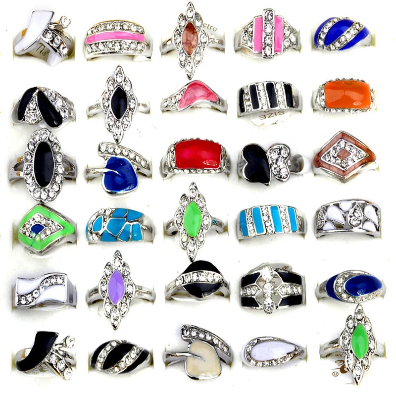 5Pcs Wholesale Mixed Style Colourful Rhinestone Enamel Geometric Rings Women Fashion Creative Finger Jewelry Gifts
5Pcs Wholesale Mixed Style Colourful Rhinestone Enamel Geometric Rings Women Fashion Creative Finger Jewelry Gifts