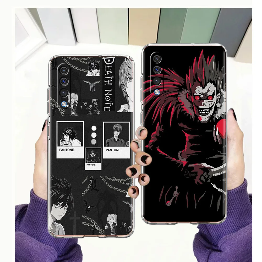 Death Note Ryuk Kira Luxury Transparent Phone Case for Samsung Galaxy A12 A02 A03S A50 A70 A40 A10 A20 A30 Cover Silicone Shell
Death Note Ryuk Kira Luxury Transparent Phone Case for Samsung Galaxy A12 A02 A03S A50 A70 A40 A10 A20 A30 Cover Silicone Shell