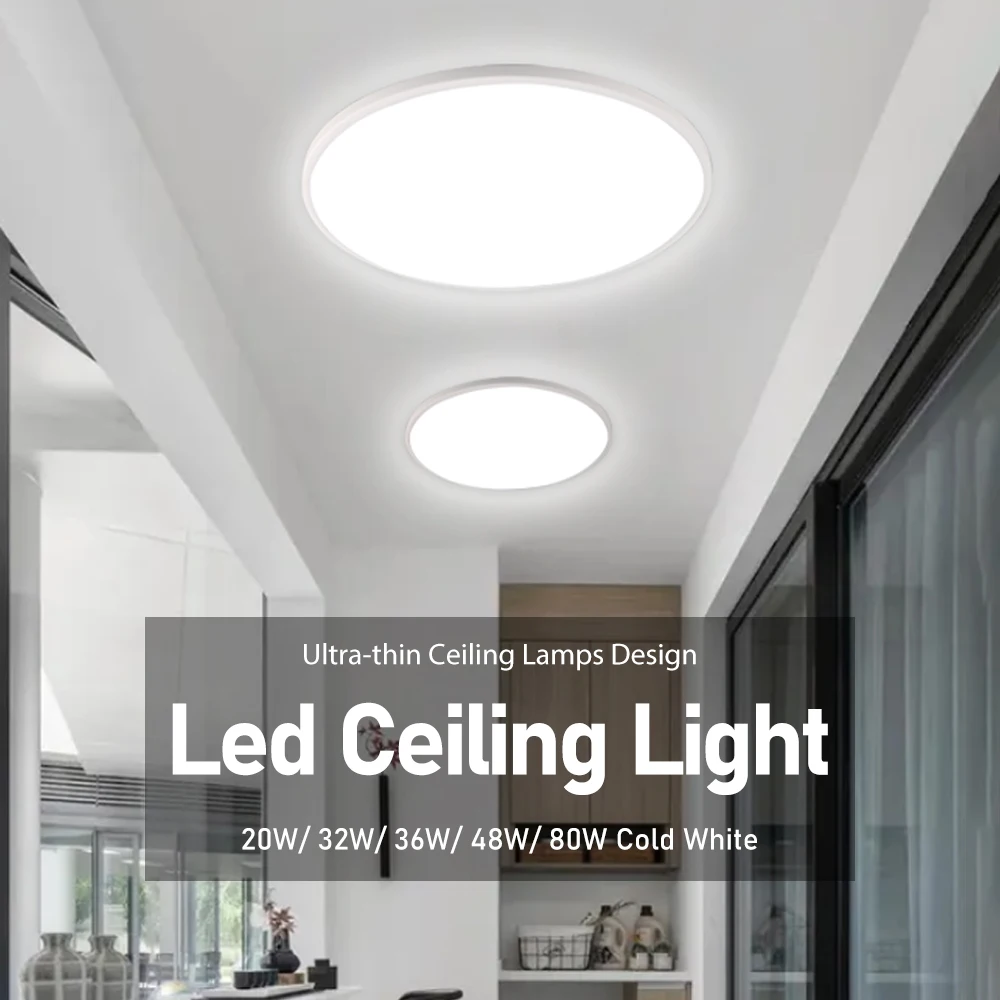 Modern Ultra-thin Led Ceiling Lamps Surface Mount LED Panel Lights For Living Room Bedroom 20/32/36/48/80W High Brightness 220V
Modern Ultra-thin Led Ceiling Lamps Surface Mount LED Panel Lights For Living Room Bedroom 20/32/36/48/80W High Brightness 220V