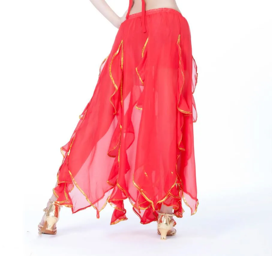 Женская шифоновая юбка для танца живота | Тематическая одежда и униформа