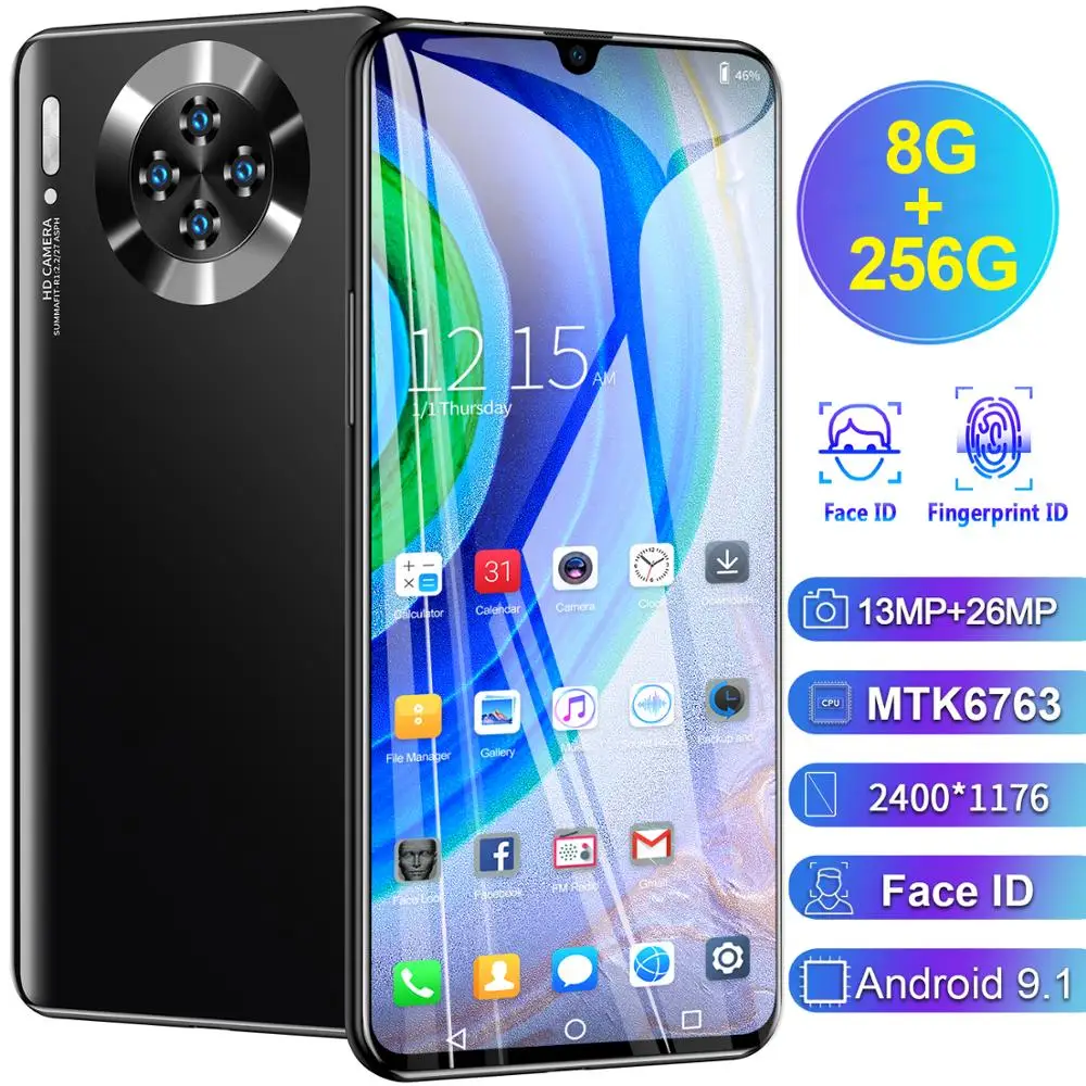 mate 30 pro smartphone 4G mobile phone 4G RAM quad-core Android phone 13MP HD camera 6.3-inch screen Global version
mate 30 pro smartphone 4G mobile phone 4G RAM quad-core Android phone 13MP HD camera 6.3-inch screen Global version
