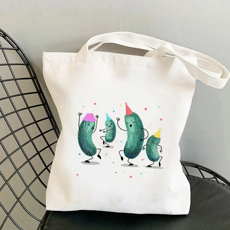 2021 Shopper Pickle Party Printed Kawaii Bag Harajuku women Shopping Bag Canvas Shopper Bag girl handbag Shoulder Lady Bag
2021 Shopper Pickle Party Printed Kawaii Bag Harajuku women Shopping Bag Canvas Shopper Bag girl handbag Shoulder Lady Bag