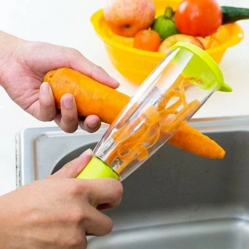 1pc Multifunctional Peeling Knife Fruit Vegetable Peeler with Barrel Storage Peeler Household Peeling Tools Kitchen Accessories
1pc Multifunctional Peeling Knife Fruit Vegetable Peeler with Barrel Storage Peeler Household Peeling Tools Kitchen Accessories