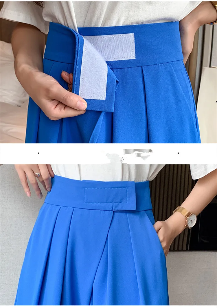 Summer Thin Blazer Shorts Women Velcro High Waist Slim Wide Leg Loose Workout Shorts Side Pocket Ladies Knee Length Ropa Mujer
Summer Thin Blazer Shorts Women Velcro High Waist Slim Wide Leg Loose Workout Shorts Side Pocket Ladies Knee Length Ropa Mujer