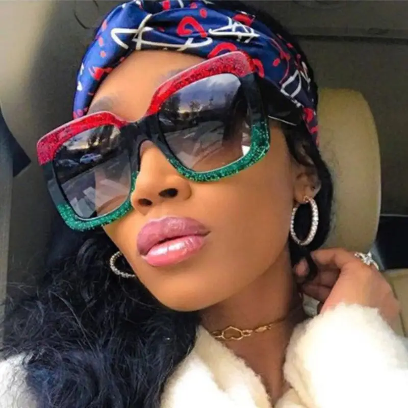 Hot New Trends 2020 Oversized Sunglasses for Women Brand Designer Retro Sun Glasses Red Green Shades Eyewear Sunglasses Woman
Hot New Trends 2020 Oversized Sunglasses for Women Brand Designer Retro Sun Glasses Red Green Shades Eyewear Sunglasses Woman