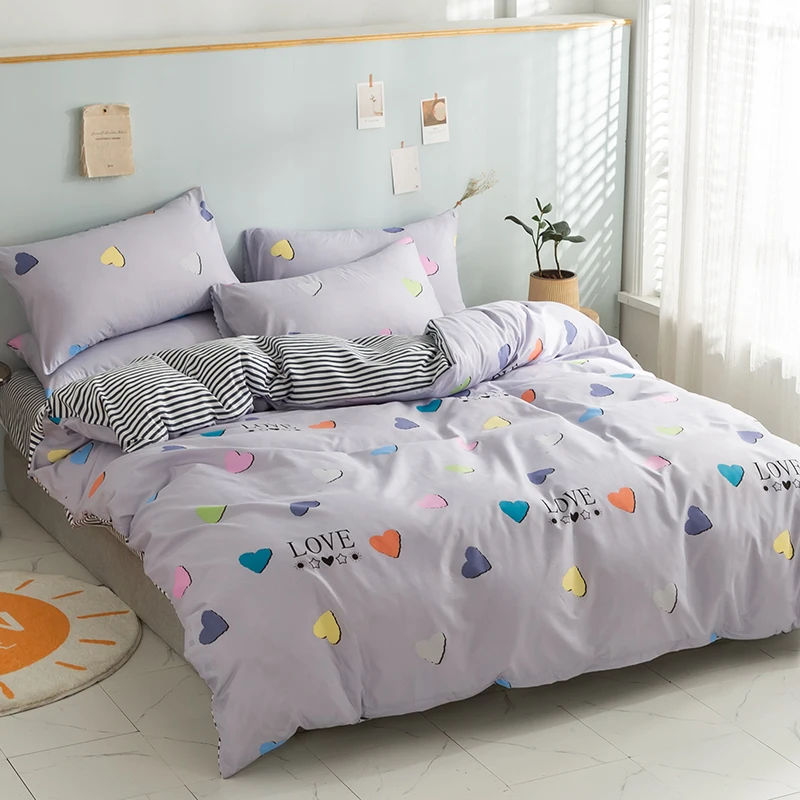 Bedding Set 4 In 1,Unique Design Skin-Friendly,Microfiber 1 Duvet Cover,2 Pillow Shams and 1 Bed Sheet,Queen,King,Twin,Full Size
Bedding Set 4 In 1,Unique Design Skin-Friendly,Microfiber 1 Duvet Cover,2 Pillow Shams and 1 Bed Sheet,Queen,King,Twin,Full Size