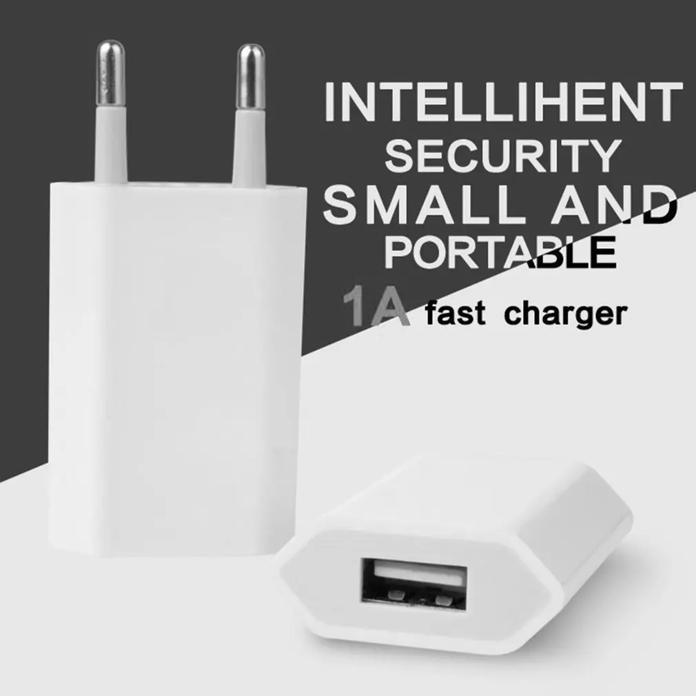 USB EU Wall Charger Charger Adapter 5V 1A Single USB Port Quick Charger Socket Cube for Iphone 7/6S/6S Plus/6 Plus Non-grounding
USB EU Wall Charger Charger Adapter 5V 1A Single USB Port Quick Charger Socket Cube for Iphone 7/6S/6S Plus/6 Plus Non-grounding