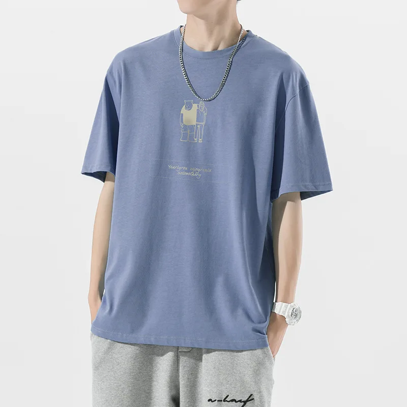 2021 летняя Новинка; Простые однотонные Цвет размера плюс свободная Мужская футболка с коротким рукавом на каждый день для любого наряда круг...
2021 летняя Новинка; Простые однотонные Цвет размера плюс свободная Мужская футболка с коротким рукавом на каждый день для любого наряда круг...