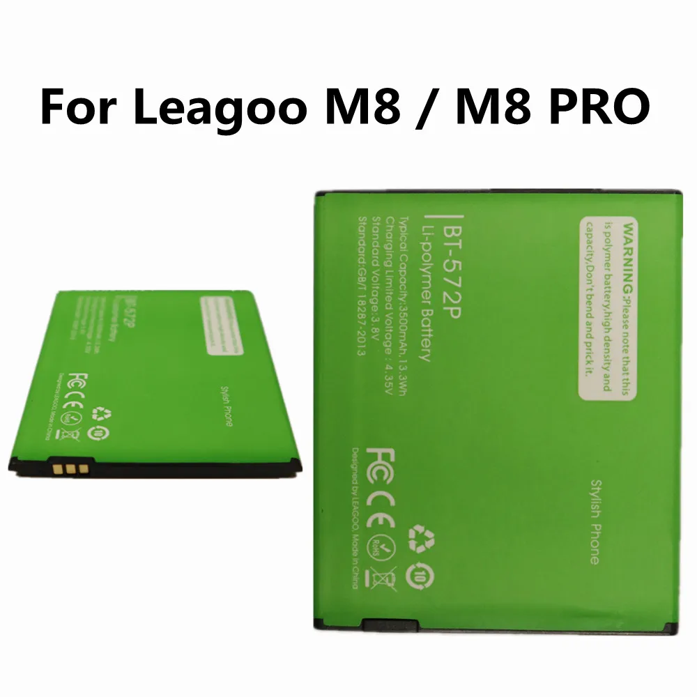 High Quality BT-572P 3500mAh Battery For LEAGOO M8 Bateria M8 PRO Cellphone Replacement Batteries
High Quality BT-572P 3500mAh Battery For LEAGOO M8 Bateria M8 PRO Cellphone Replacement Batteries
