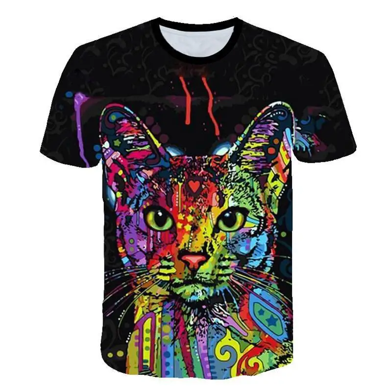 2021 Summer Newest Animal 3D Cat Lovely T-Shirt Men Short Sleeve Summer Tops Tees Fashion oversized T Shirt 3D Shirts Top
2021 Summer Newest Animal 3D Cat Lovely T-Shirt Men Short Sleeve Summer Tops Tees Fashion oversized T Shirt 3D Shirts Top