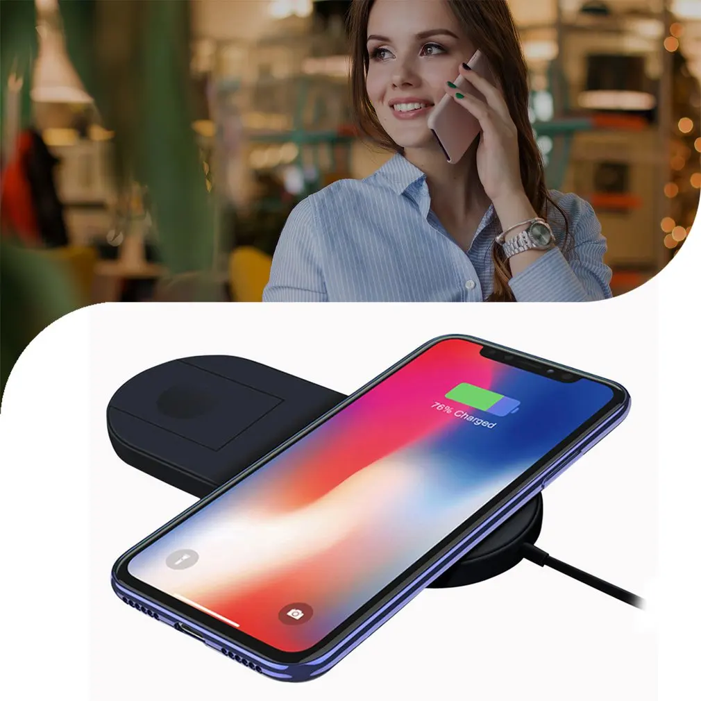 Dual Wireless Charger For Smart Watch And Other Qi-Enabled Smart Devices Fast Charge Smart Holder Wireless Charger
Dual Wireless Charger For Smart Watch And Other Qi-Enabled Smart Devices Fast Charge Smart Holder Wireless Charger
