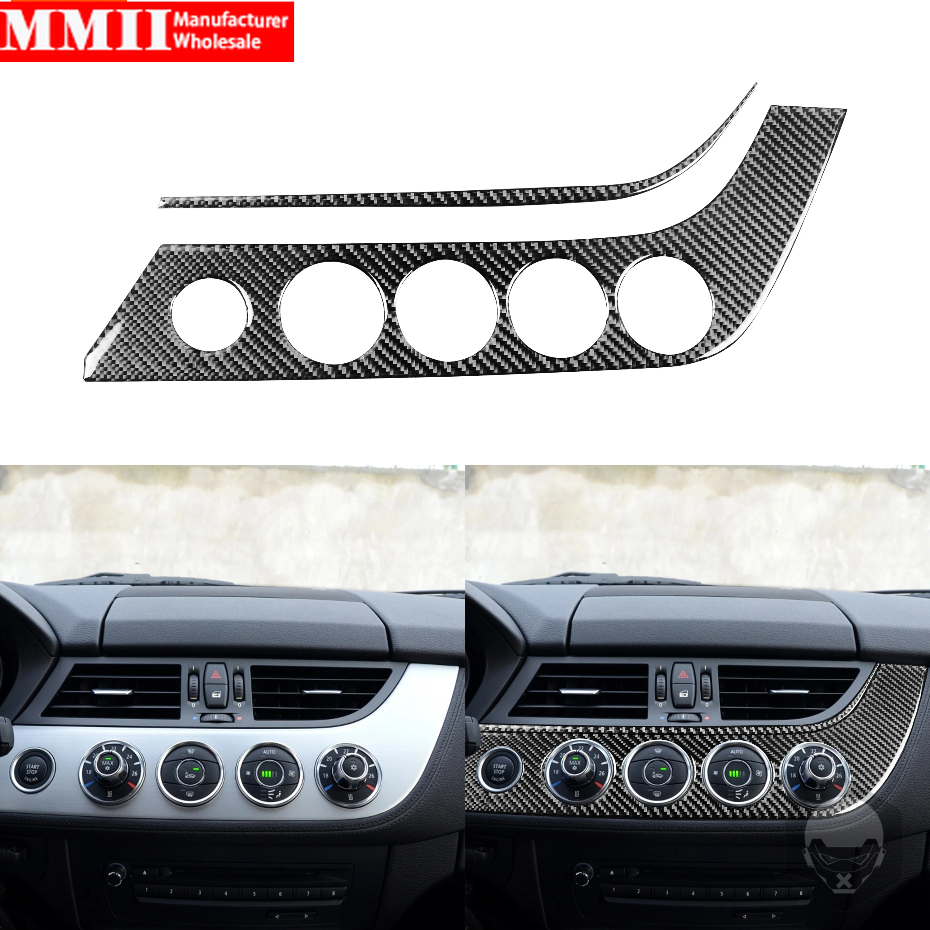 For BMW Z4 E89 2009 2010 2011 2012 2013 2014 2015 2016 Carbon Fiber Sticker Central Console Air Conditioner Knob Car Accessories
For BMW Z4 E89 2009 2010 2011 2012 2013 2014 2015 2016 Carbon Fiber Sticker Central Console Air Conditioner Knob Car Accessories