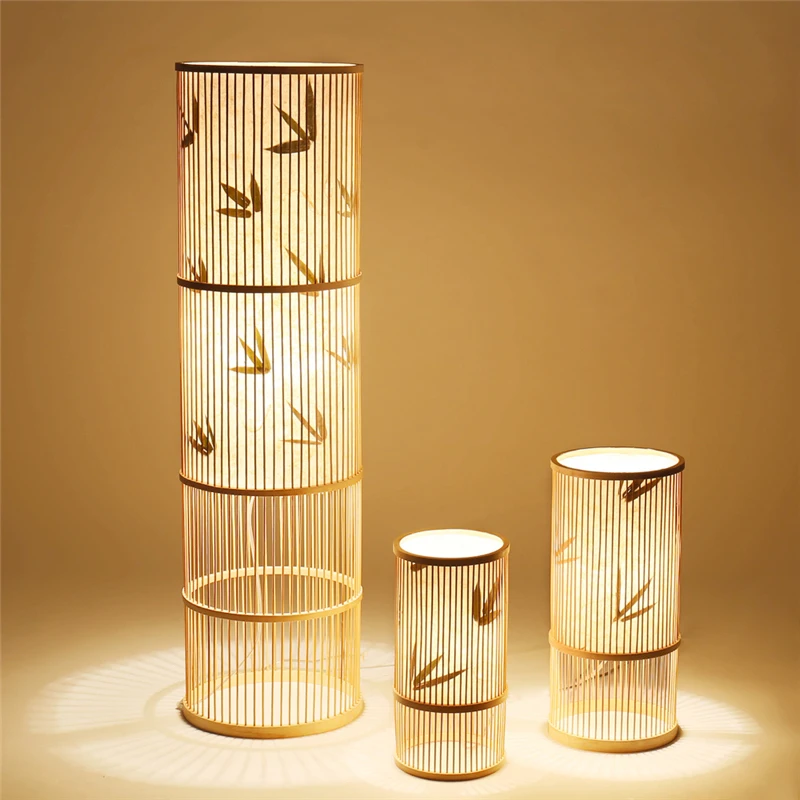 Chinese Style Floor Lamps Classical Bamboo Weaving Standing Lights Living Room Decoration Bedroom Bedside Home Decor Table Lamp
Chinese Style Floor Lamps Classical Bamboo Weaving Standing Lights Living Room Decoration Bedroom Bedside Home Decor Table Lamp