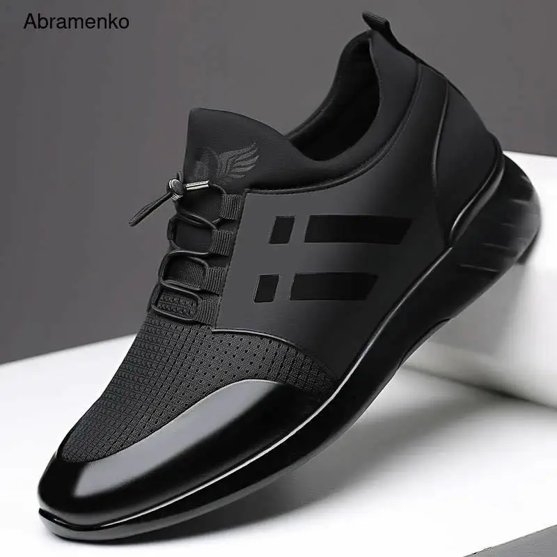 2020 Men's Fashion Sneakers Man Casual Shoes Breathable Men Genuine Leather Shoes Big size Increasing Office Footwear
2020 Men's Fashion Sneakers Man Casual Shoes Breathable Men Genuine Leather Shoes Big size Increasing Office Footwear