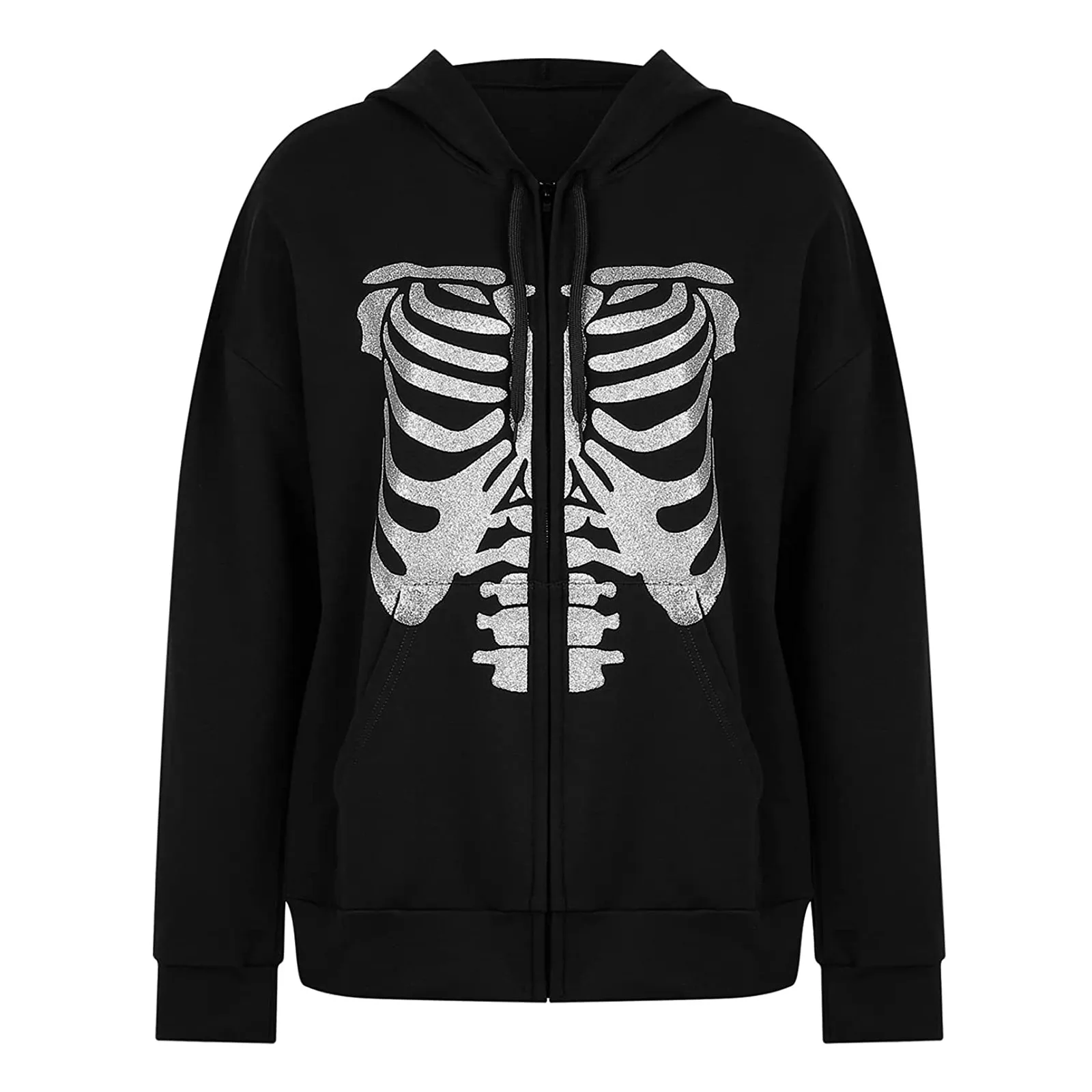 Women Y2K Gothic Sweatshirt Zip Up Casual Autumn Hoodies Clothes Zipper skull Pockets oversize long Sleeve Fashion Coat Hoodie
Women Y2K Gothic Sweatshirt Zip Up Casual Autumn Hoodies Clothes Zipper skull Pockets oversize long Sleeve Fashion Coat Hoodie