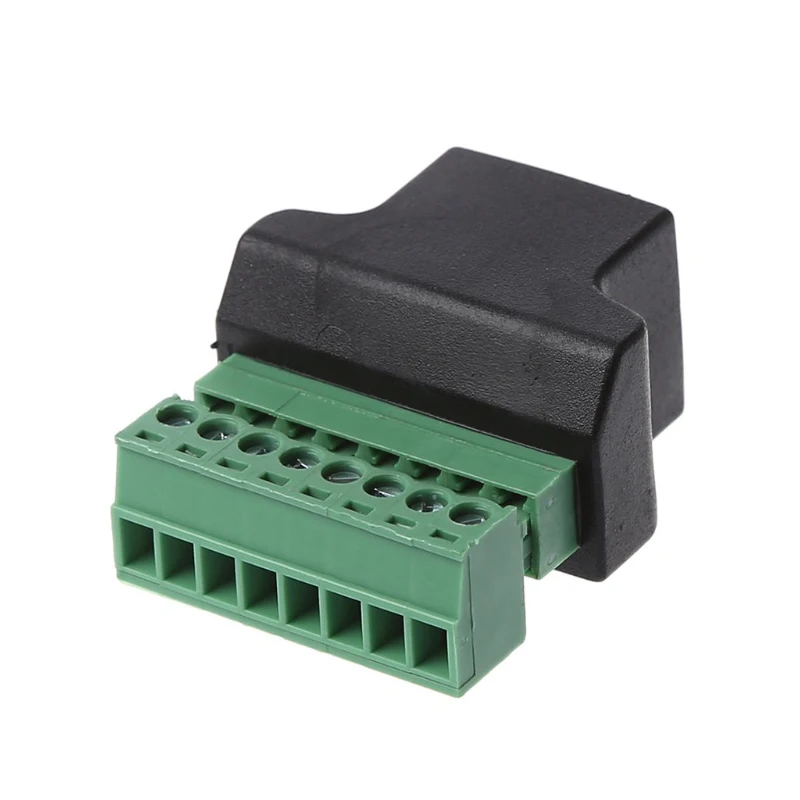 Computer Cables Connectors Ethernet RJ45 Female To 8 Pin Screw Terminal Connector Adapter Cable For CCTV Digital DVR Z17
Computer Cables Connectors Ethernet RJ45 Female To 8 Pin Screw Terminal Connector Adapter Cable For CCTV Digital DVR Z17