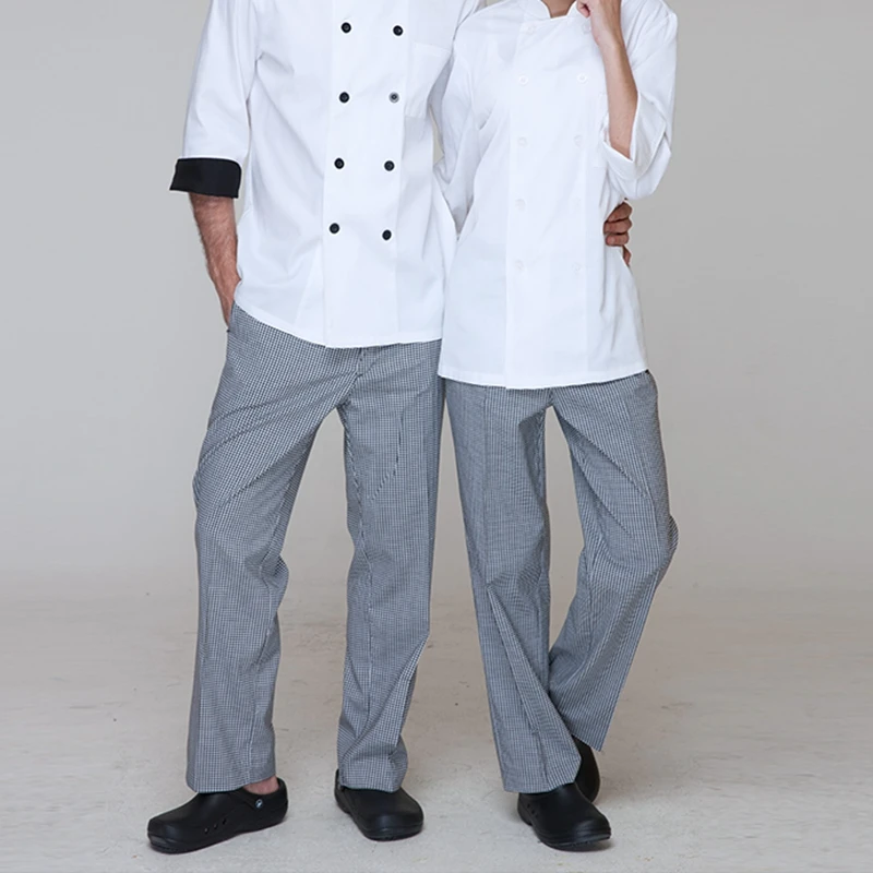 2020 spring loose style breatable and soft cook pants men restaurant plaid cook trousers
2020 spring loose style breatable and soft cook pants men restaurant plaid cook trousers
