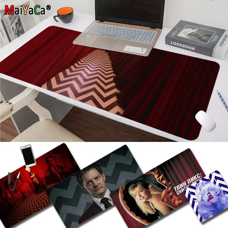 Резиновый игровой коврик для мыши MaiYaCa с принтом двойной пикс Fire Walk With Me|Коврики