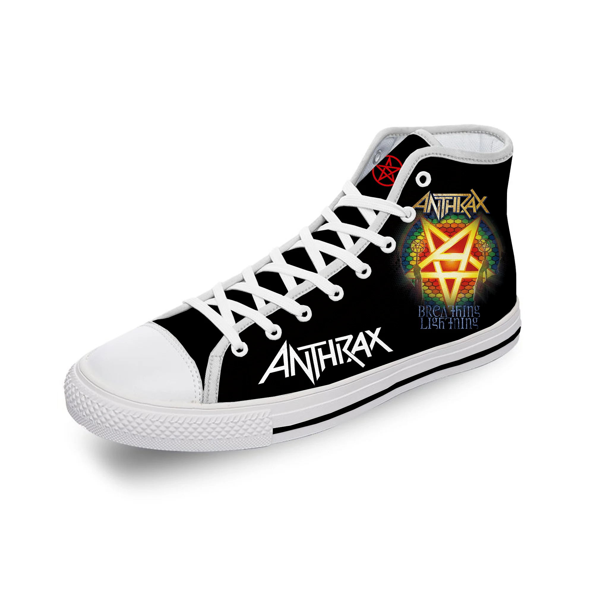 Anthrax Rock Band Hot Cool White Cloth Fashion 3D Print High Top Canvas Shoes Men Women Lightweight Breathable Sneakers
Anthrax Rock Band Hot Cool White Cloth Fashion 3D Print High Top Canvas Shoes Men Women Lightweight Breathable Sneakers