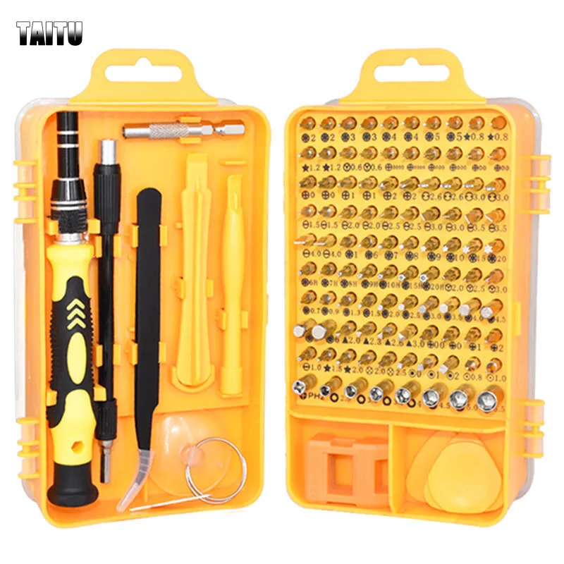 115 in1 Screwdriver Set Multi-function Precision Screwdriver Bits Torx PC Mobile Phone Device Repair Hand Tools
115 in1 Screwdriver Set Multi-function Precision Screwdriver Bits Torx PC Mobile Phone Device Repair Hand Tools