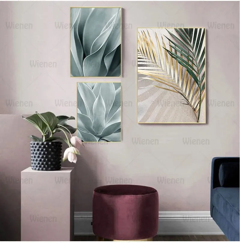 

Palm Leaves Plant Art Canvas Painting Aloe Botanical S and Prints Modular Wall Pictures for Living Room Home Decoration Posters