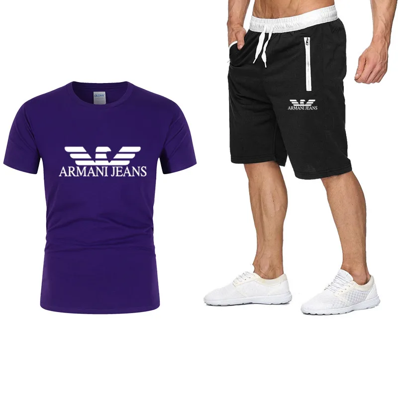 Men's 2021Summer Fashion Brand Suit T-Shirt + Shorts Suit Track Suit Fitness Sports Suit Jogging Suit 100% Cotton
Men's 2021Summer Fashion Brand Suit T-Shirt + Shorts Suit Track Suit Fitness Sports Suit Jogging Suit 100% Cotton