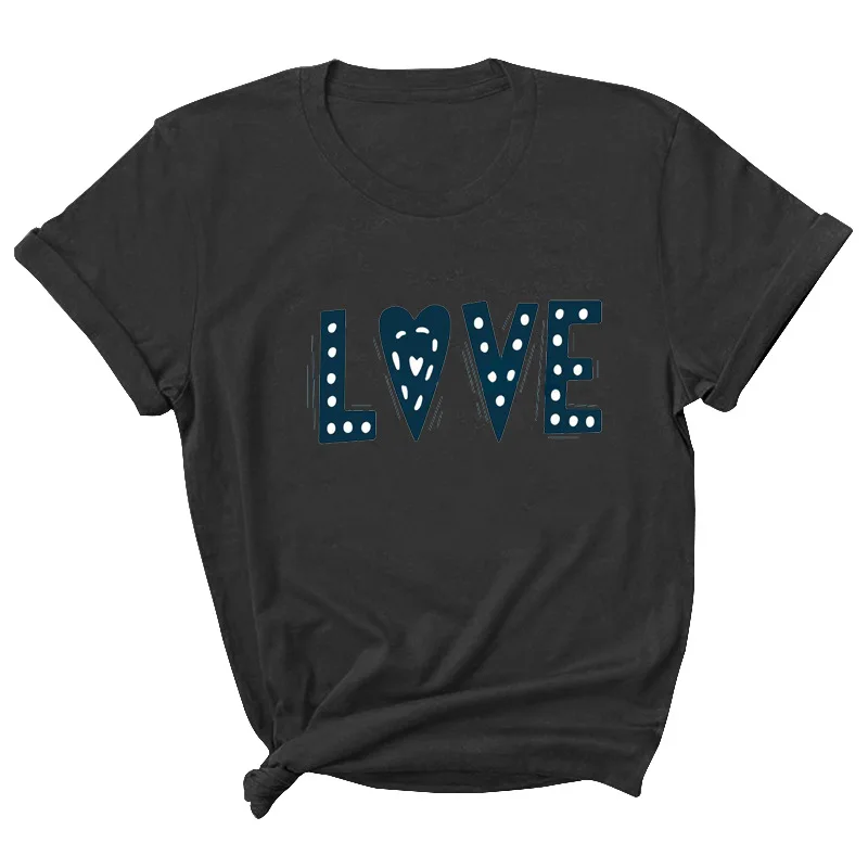 LOVE Letter Print Women T Shirt Short Sleeve O Neck Loose Women Tshirt Ladies Tee Shirt Tops Clothes Camisetas Mujer
LOVE Letter Print Women T Shirt Short Sleeve O Neck Loose Women Tshirt Ladies Tee Shirt Tops Clothes Camisetas Mujer