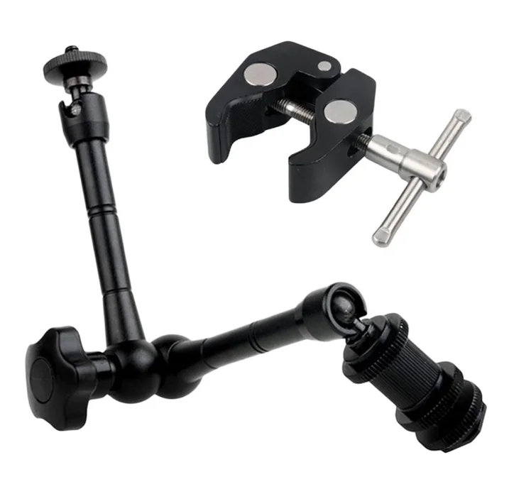 Camera Flash Camera DSLR Super Clamp 7/11 inches Adjustable Magic Articulated Arm for nikon Mounting Monitor LED Light LCD Video 
Camera Flash Camera DSLR Super Clamp 7/11 inches Adjustable Magic Articulated Arm for nikon Mounting Monitor LED Light LCD Video