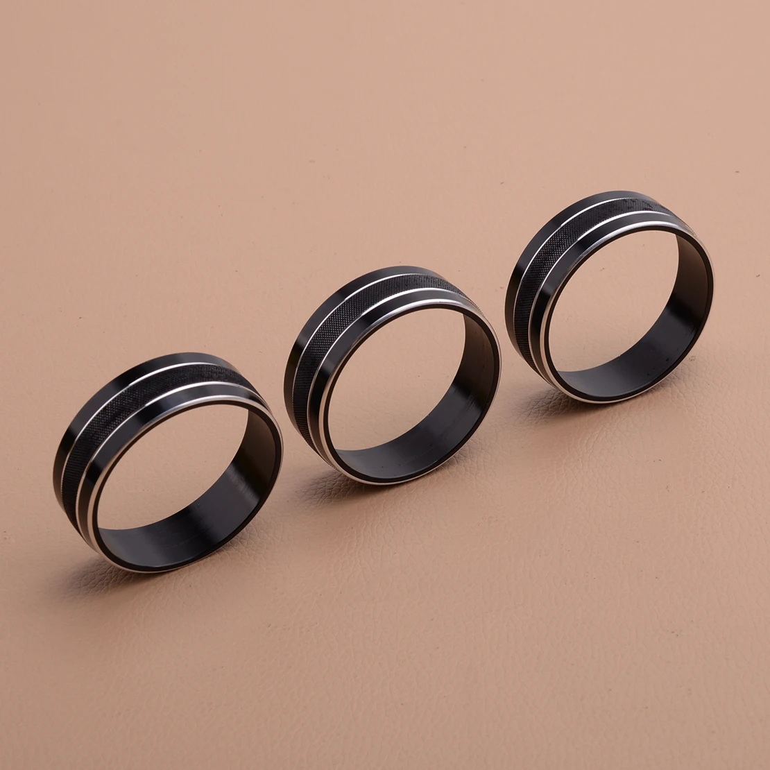 3pcs Black Aluminum Alloy Air Conditioning AC Switch Knob Ring Decoration Cover Trim Fit For Dodge Challenger 2009-2014
3pcs Black Aluminum Alloy Air Conditioning AC Switch Knob Ring Decoration Cover Trim Fit For Dodge Challenger 2009-2014
