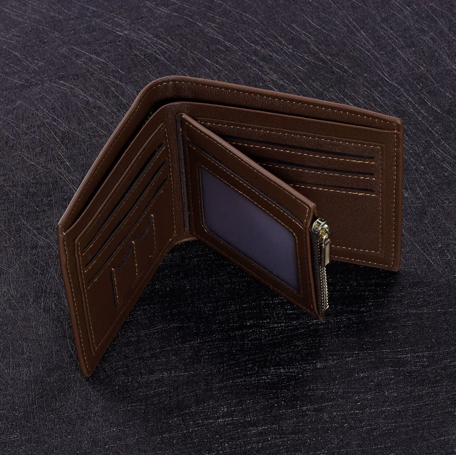 Wallet Direct sales 50PCS business Men's Wallet Short Multifunction Bifold Fashion Casual High quality PU Leather Wallet
Wallet Direct sales 50PCS business Men's Wallet Short Multifunction Bifold Fashion Casual High quality PU Leather Wallet