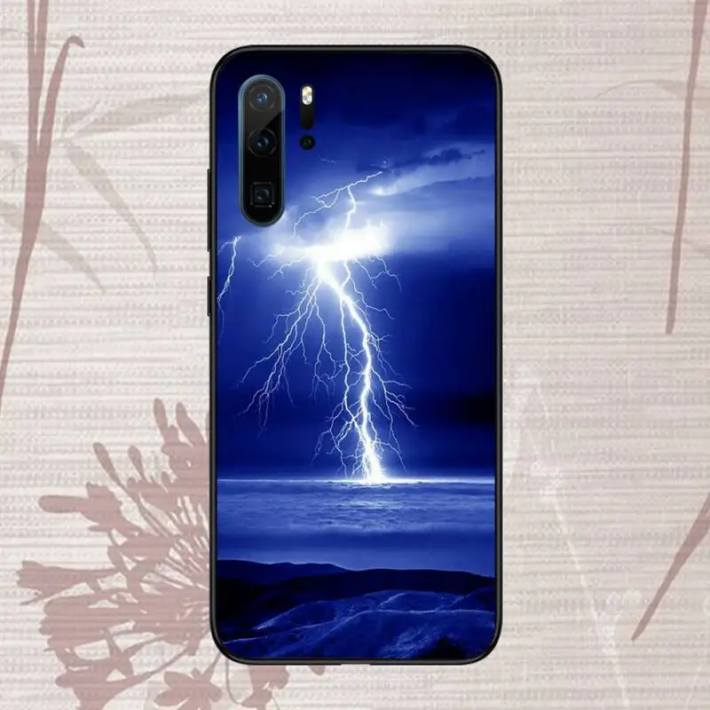 

lightning Flashing Phone Case For Huawei P20 P30 P40 lite Pro P Smart 2019 Mate 10 20 Lite Pro Nova 5t