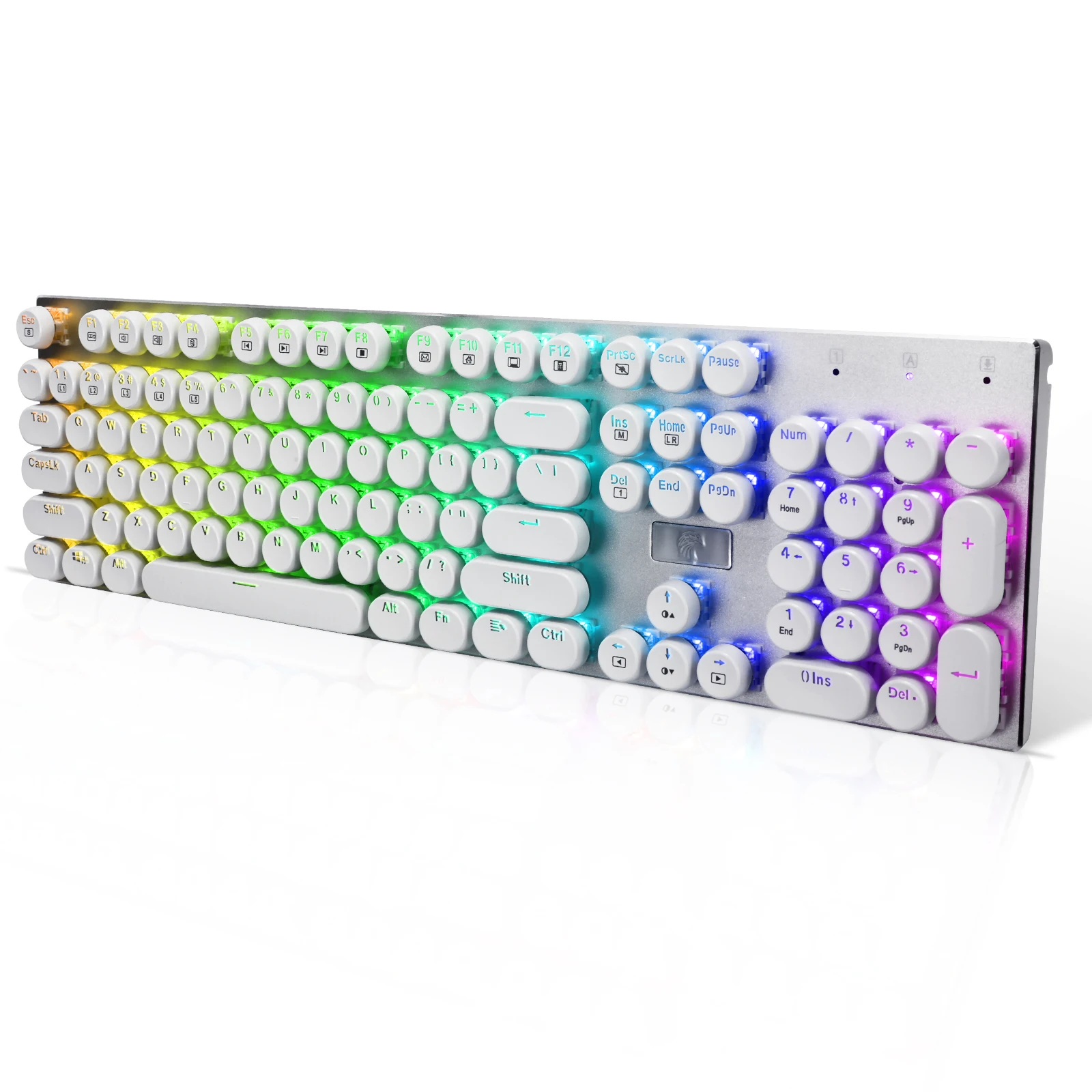 Z-88 Typewriter Retro Keyboard , USB Wired Round 104 Keys Mechanical Switch RGB LED Backlight Blue Switches for Computer
Z-88 Typewriter Retro Keyboard , USB Wired Round 104 Keys Mechanical Switch RGB LED Backlight Blue Switches for Computer