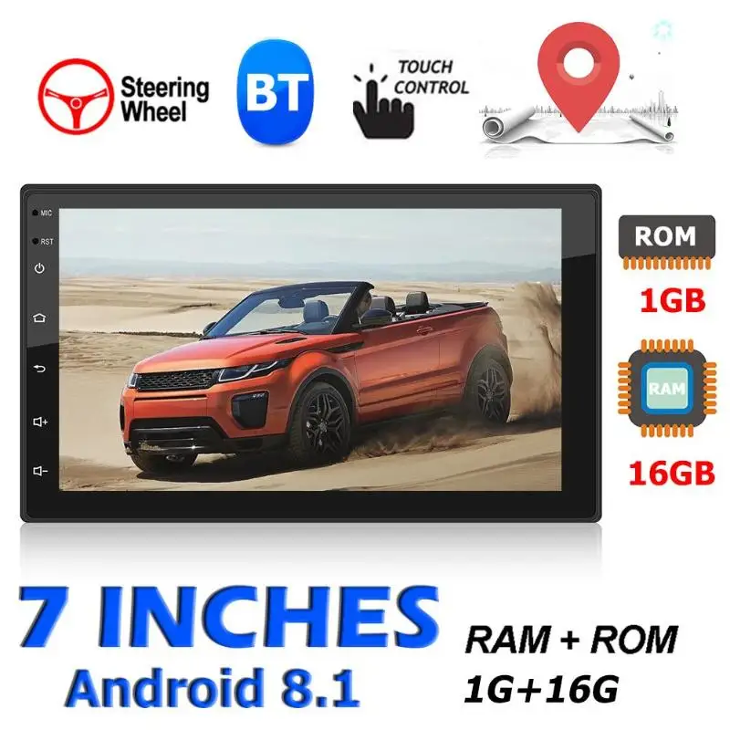 VODOOL 9217 2 din Android 8 1 Автомобильный мультимедийный плеер 7 "сенсорный экран