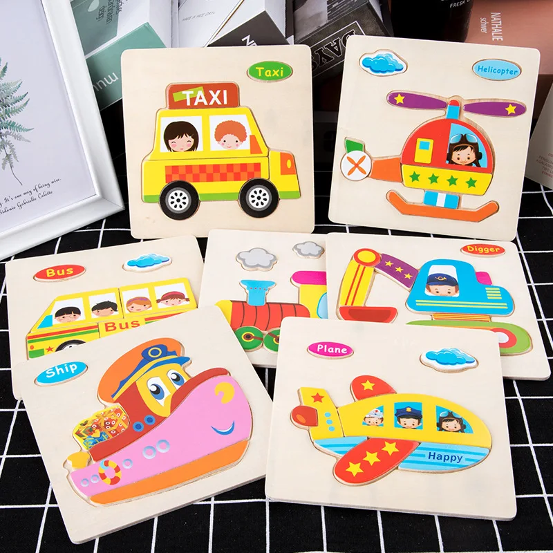 Baby Toys 3D Wooden Puzzle Montessori Wooden Puzzles Hand Grab Boards Tangram Learning Cartoon Animal Intelligence Jigsaw Toys
Baby Toys 3D Wooden Puzzle Montessori Wooden Puzzles Hand Grab Boards Tangram Learning Cartoon Animal Intelligence Jigsaw Toys
