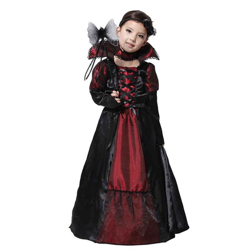 Halloween Girl Cosplay Black Vamppire Children's Fantasy Elegant Costume Cosplay Dress Baby Girl Dress
Halloween Girl Cosplay Black Vamppire Children's Fantasy Elegant Costume Cosplay Dress Baby Girl Dress