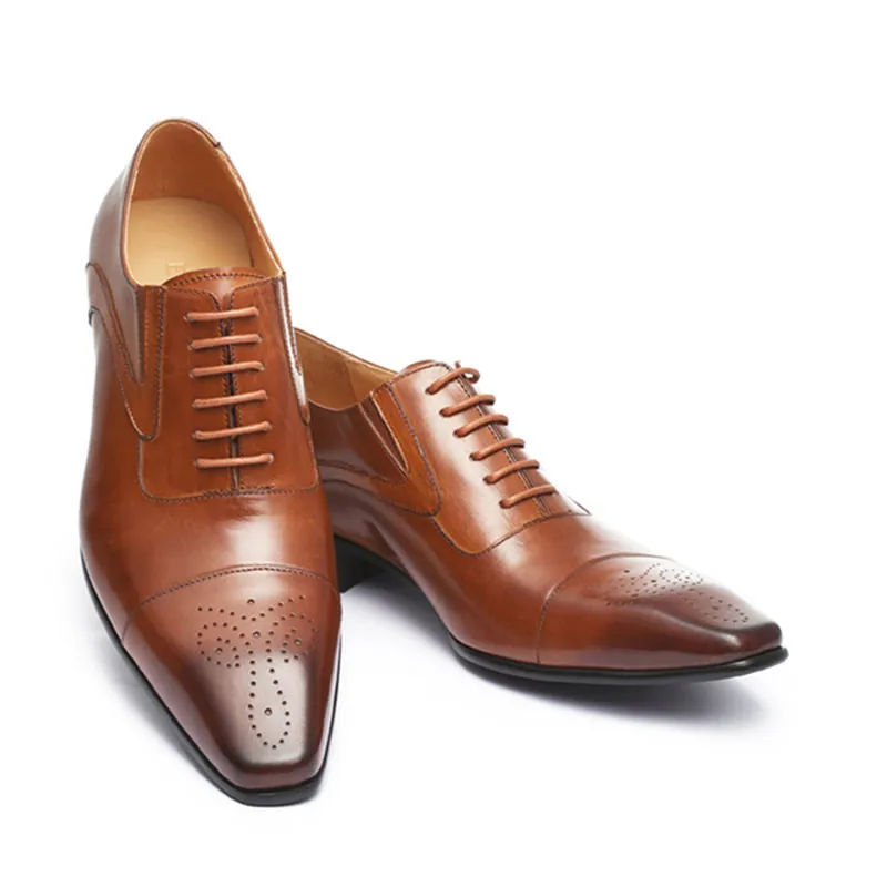 2020 New Mens High Qaulity Leather Shoes Spring Autumn Fashion Lace up dress shoes Stylish comfortable business formal shoes
2020 New Mens High Qaulity Leather Shoes Spring Autumn Fashion Lace up dress shoes Stylish comfortable business formal shoes