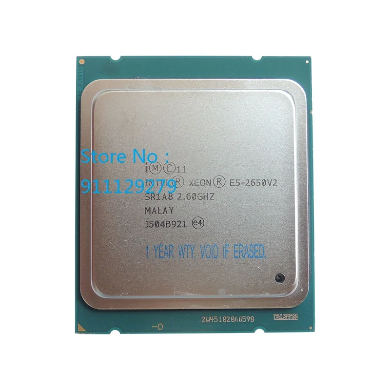 Процессор Xeon E5 2650 V2 SR1A8 ЦП 2 6 ГГц LGA 2011 Восьмиядерный процессор для настольных