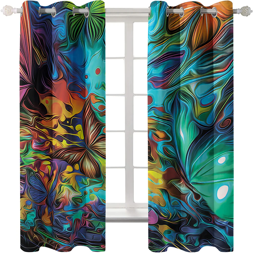 3D Printing Semi-shading Butterfly Cute Decorative Curtains, Suitable for Kitchen, Bedroom Scenes, Home Decoration Essentials 
3D Printing Semi-shading Butterfly Cute Decorative Curtains, Suitable for Kitchen, Bedroom Scenes, Home Decoration Essentials